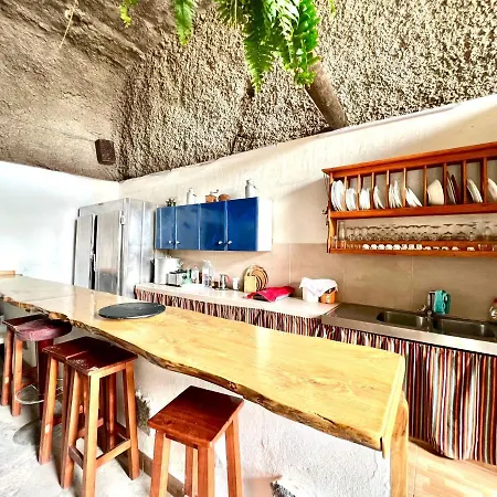Casa Cueva Con Barbacoa, Wifi Y Vista Semesterbostad Arico